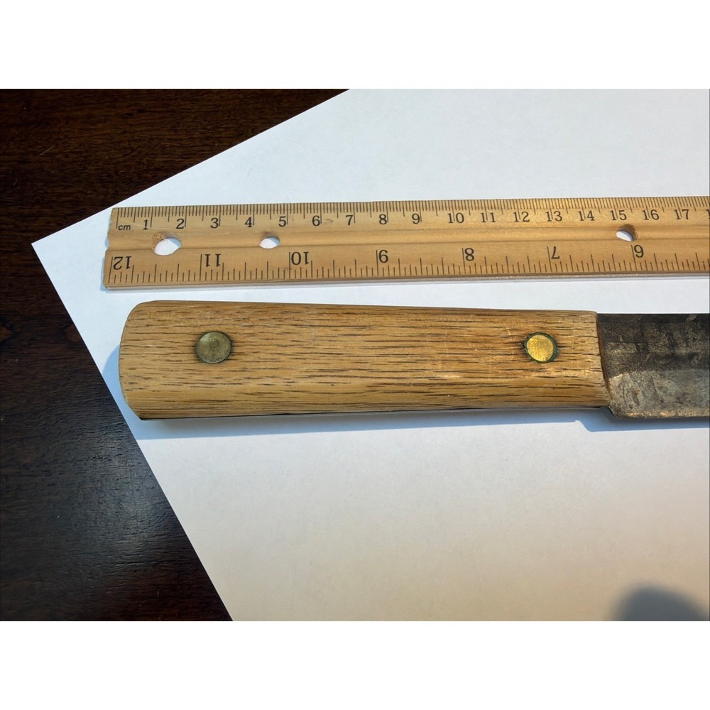 Old Hickory Ontario Knife Company 7" Blade Butcher Kitchen 11.5" Total - Picture 8 of 11